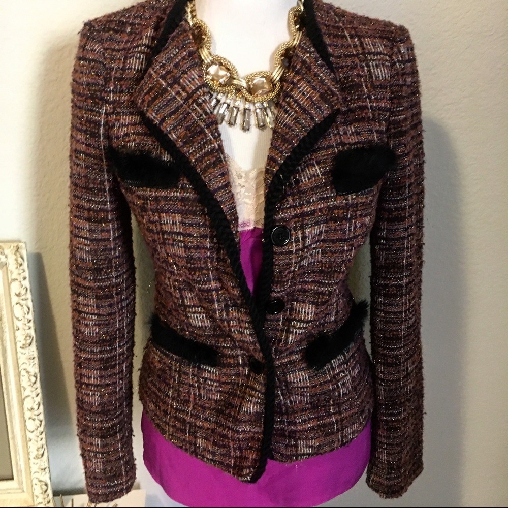 Angela Mele Milano Tweed Jacket