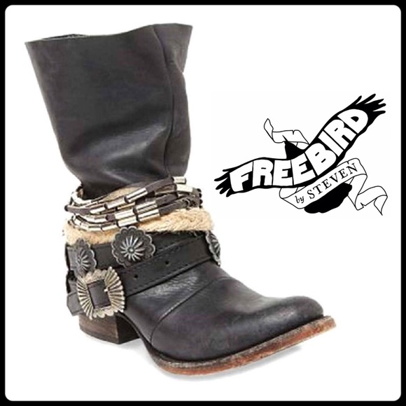 JUST ARRIVED! FREEBIRD by STEVEN YERBA BOHO BOOTS - Picture 3 of 8