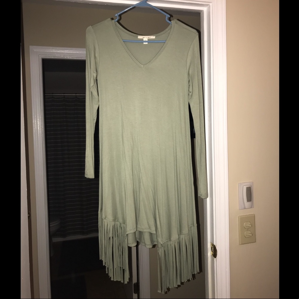 Fringe dress/flowy shirt