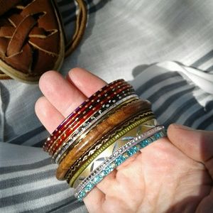 Bangle bracelets