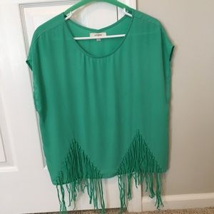 Fringe blouse