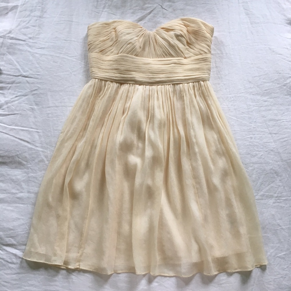 J. Crew Crepe Silk Bridesmaid Dress