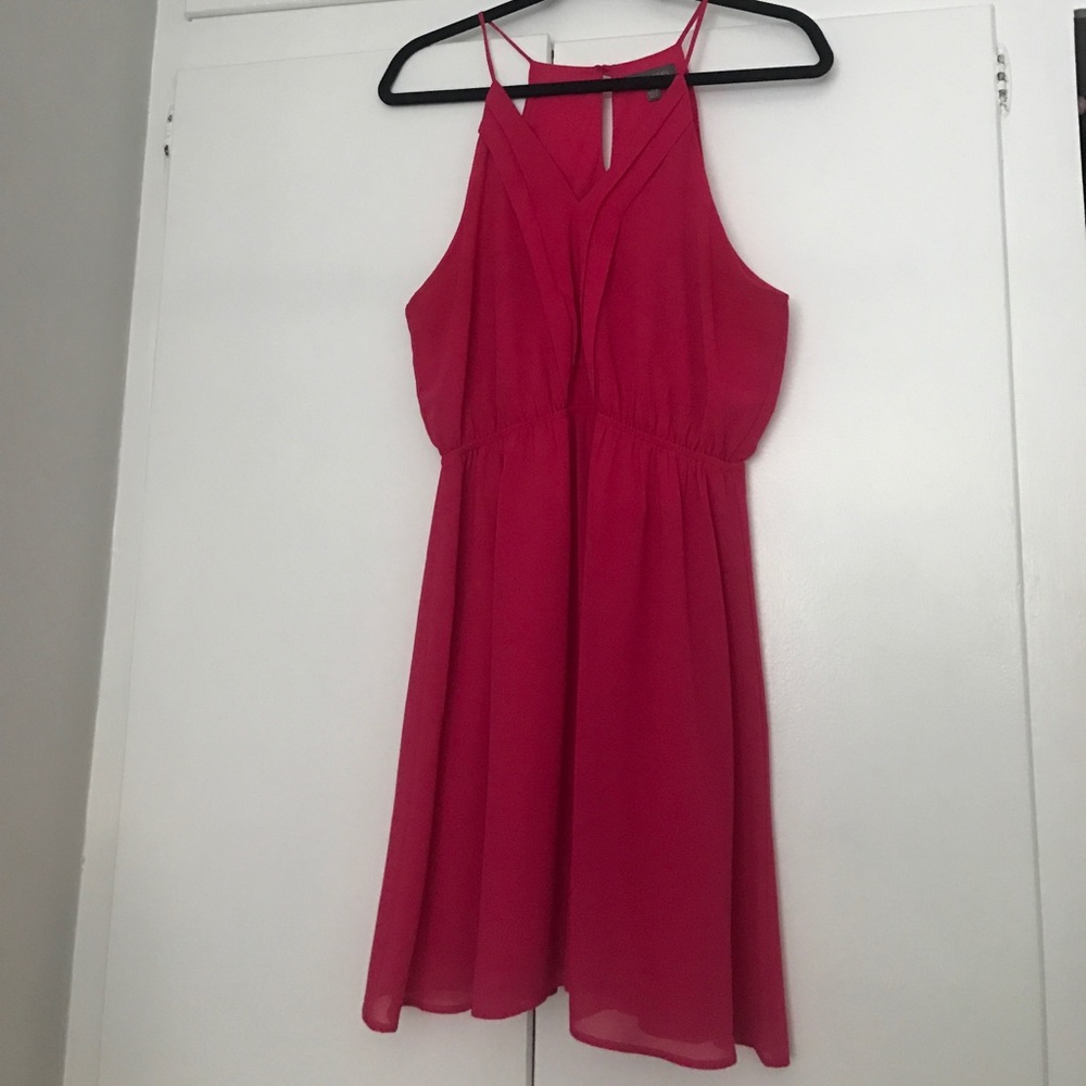Hot pink dress