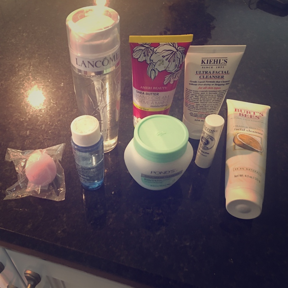 lot of high end cosmetic products