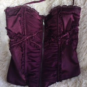 Corset top by Bebe