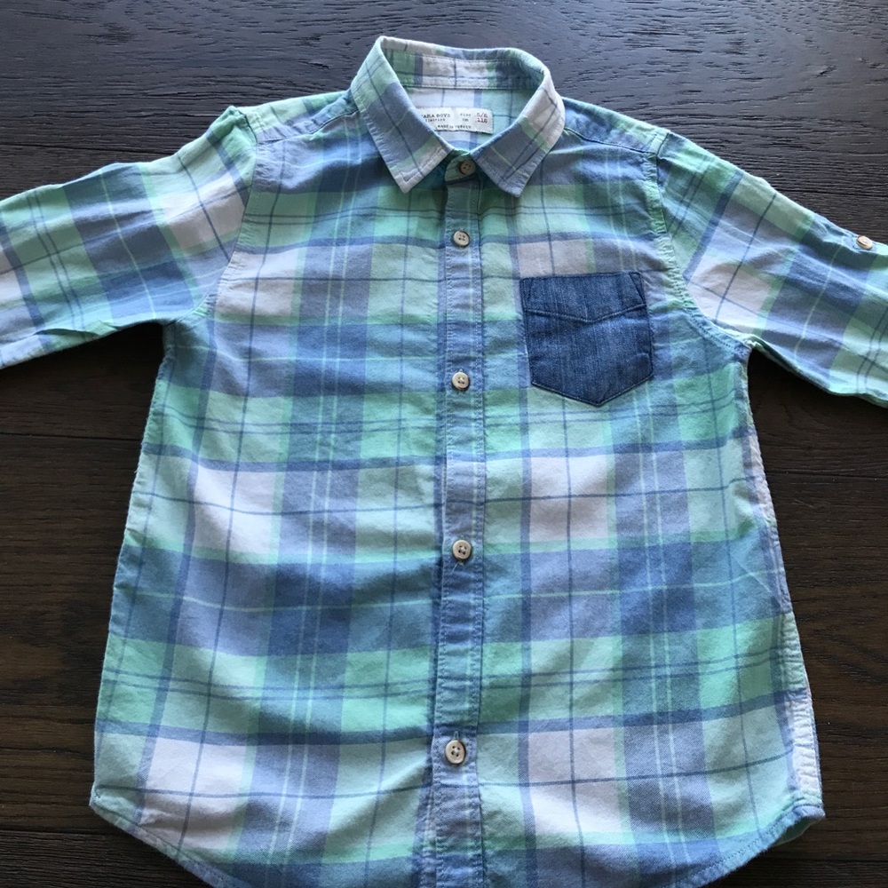Zara Boys plaid Shirt