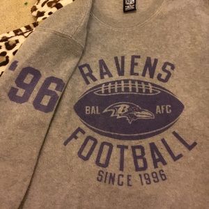 Very soft brand new never worn ravens sweatshirt