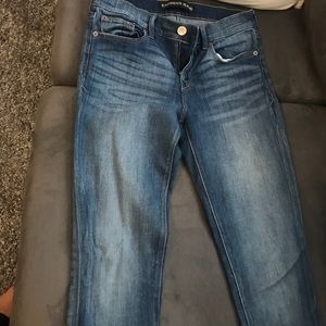 Express mid rise jeans