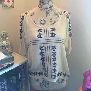 Aztec print top