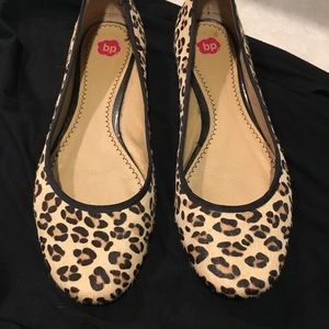 Animal print flats