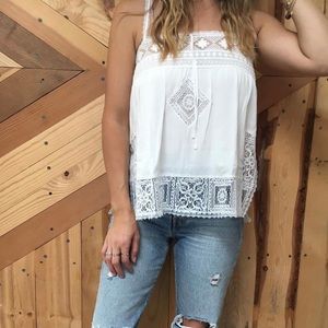 Spell lace tank