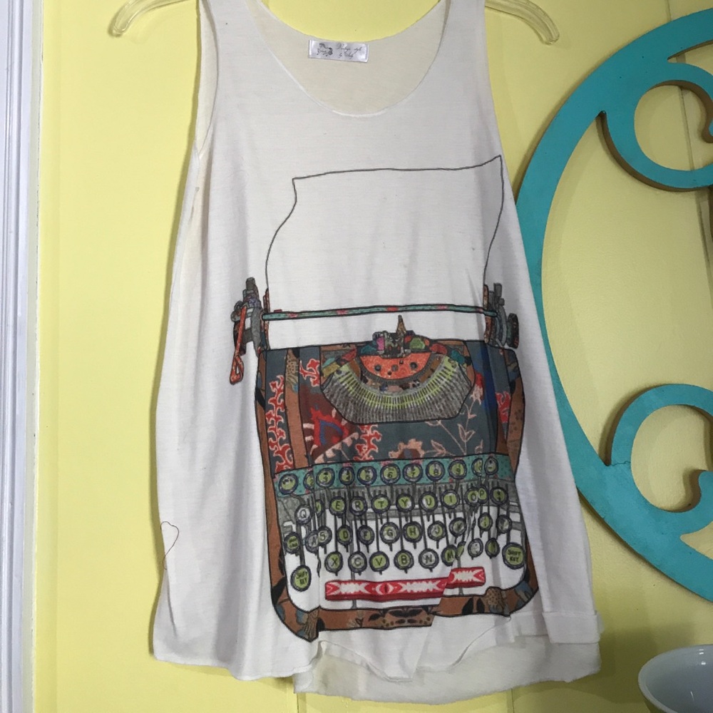 Size small type writer shirt