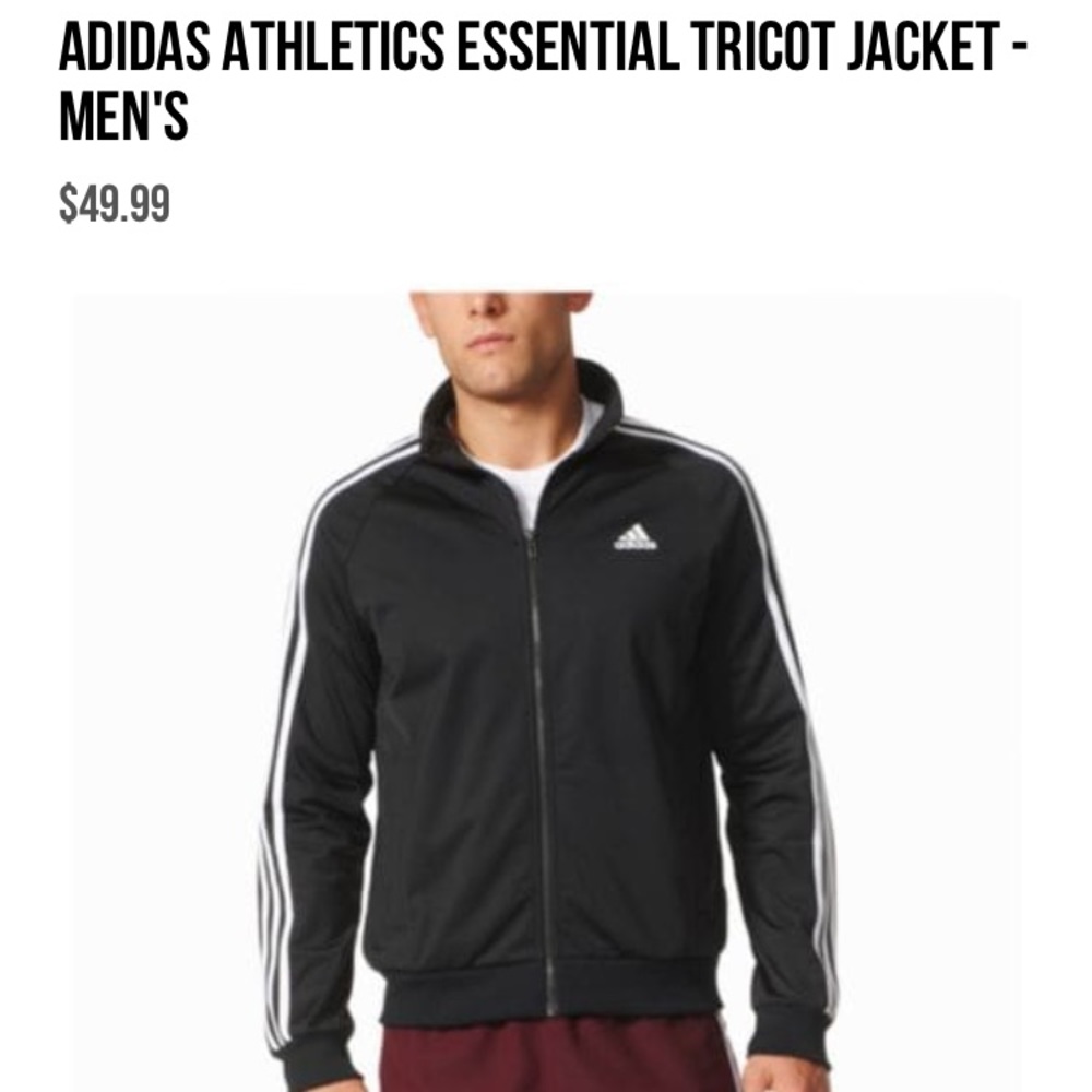 Adidas track jacket