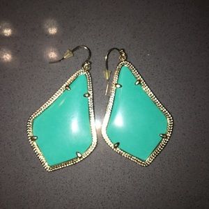 Teal Kendra scott earrings