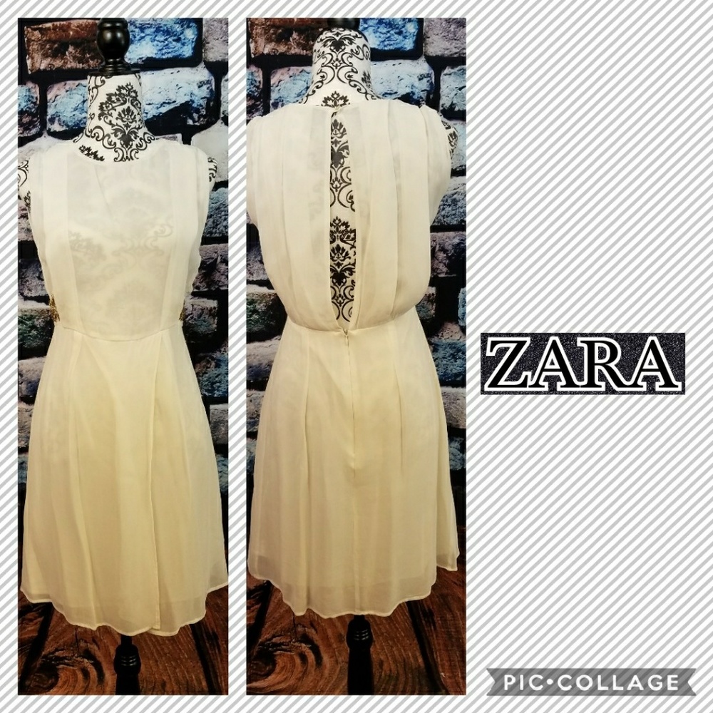 ZARA Sleeveless open back dress
