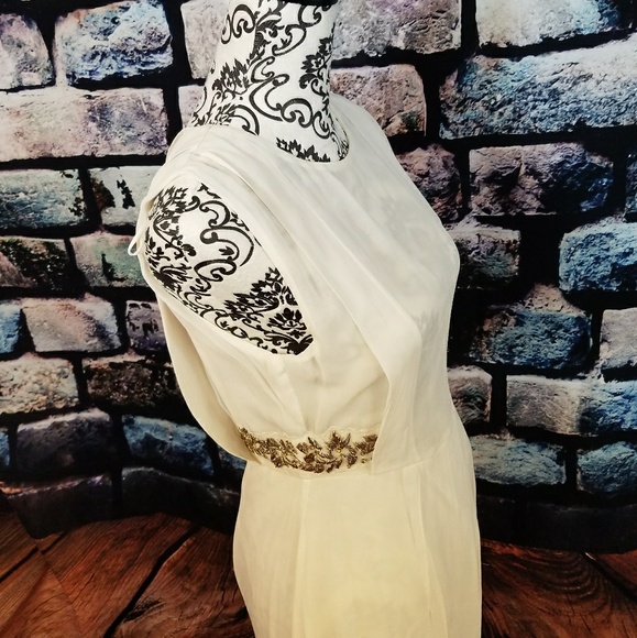 ZARA Sleeveless open back dress - Picture 4 of 6