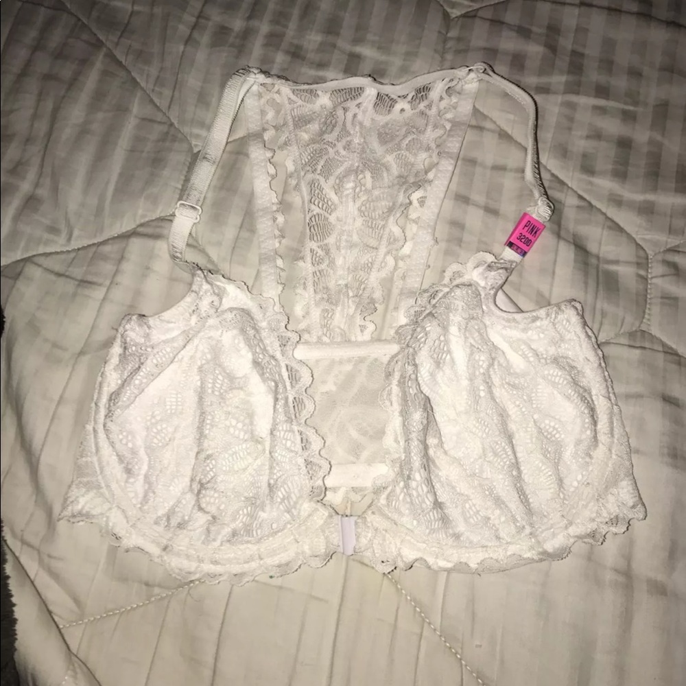 NWT 32DD Unlined pink bra