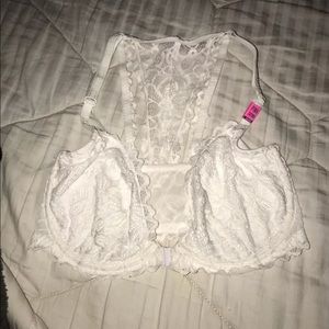 NWT 32DD Unlined pink bra