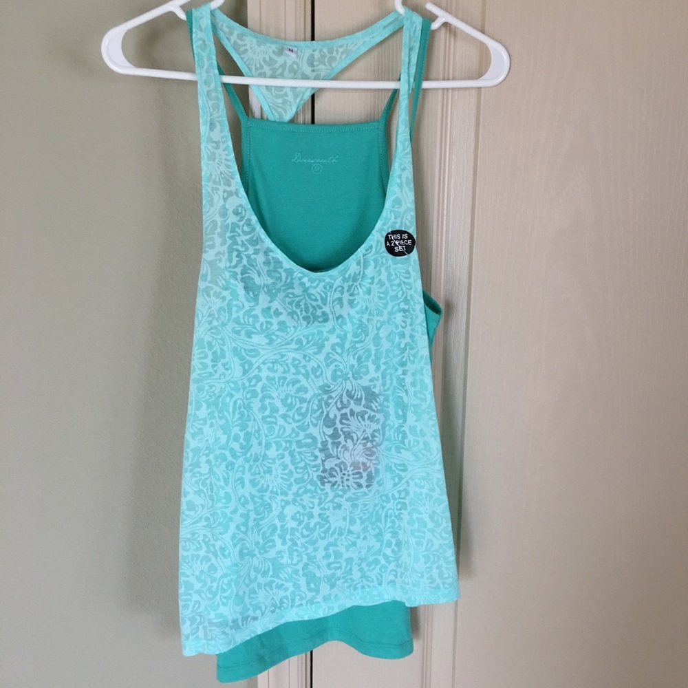 Ladies two piece tank top