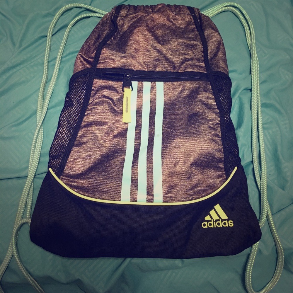 Adidas drawstring bag