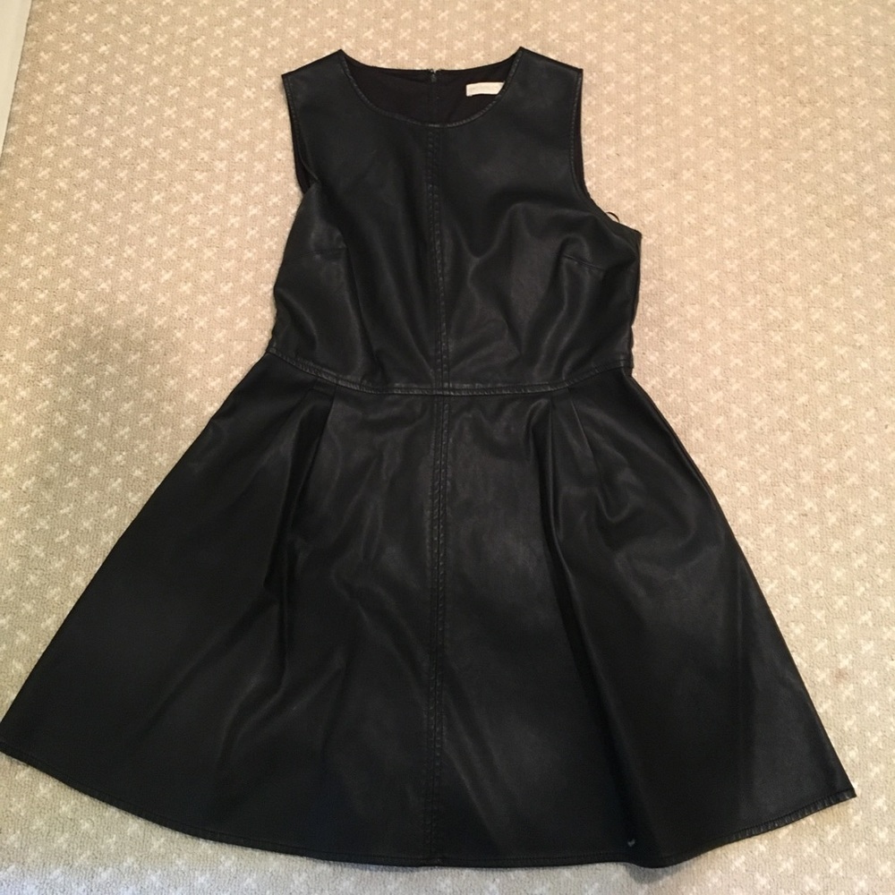 QED LONDON Blake Leather Dress