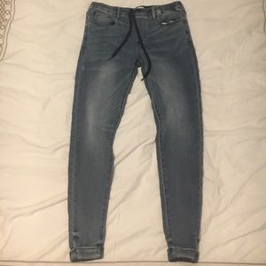 Jean joggers