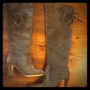 VINCE CAMUTO VELLYWOOD  OVER THE KNEE SUEDE BOOTS