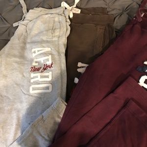 3 pair of men's sweatpants