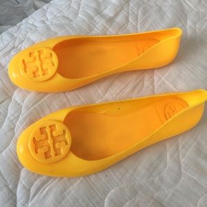 Tory Burch jelly Reva in yellow