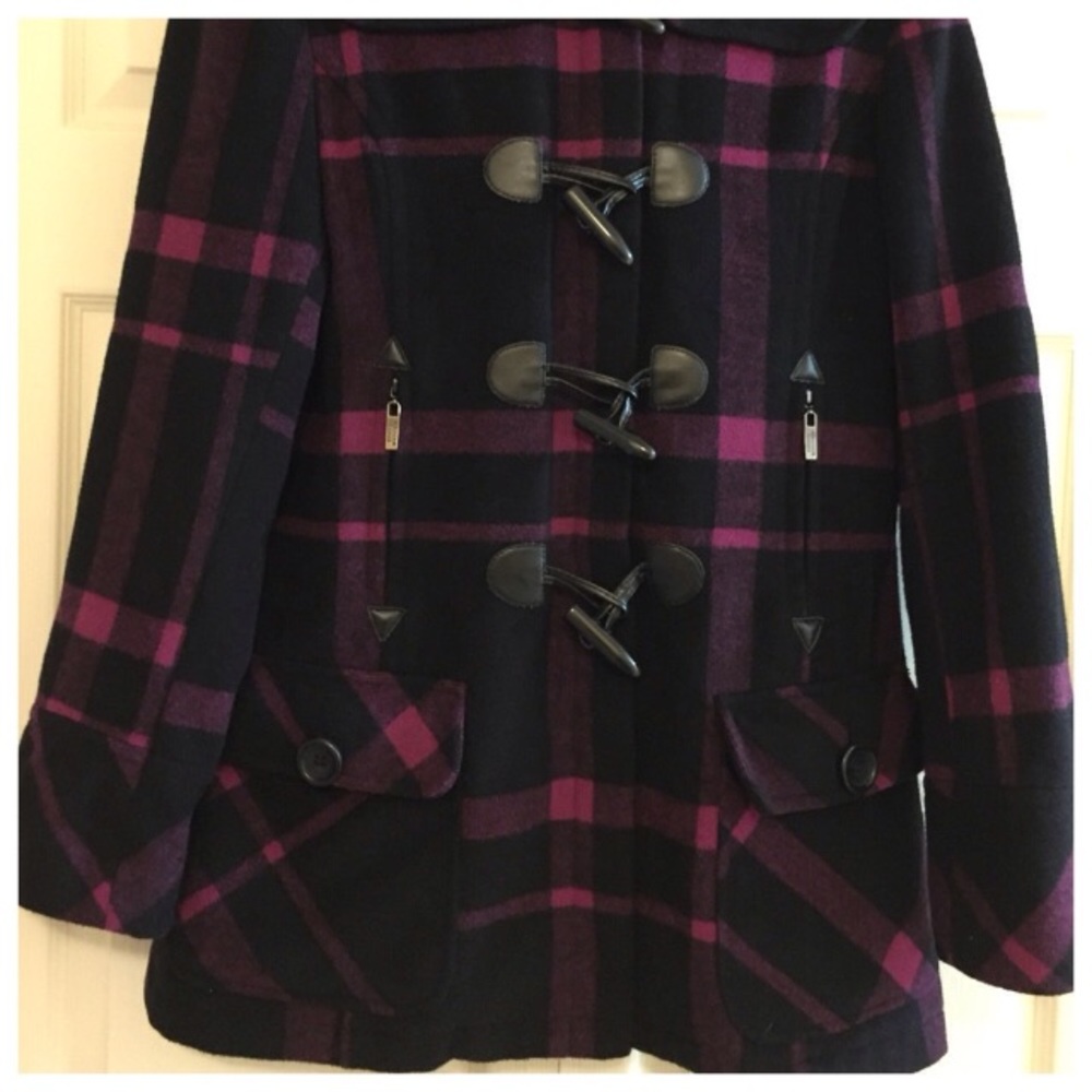 Steve Madden plaid peacoat