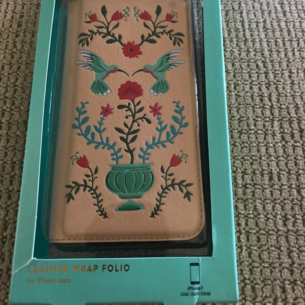 BRAND NEW Kate Spade Leather Wrap Folio iPhone 7