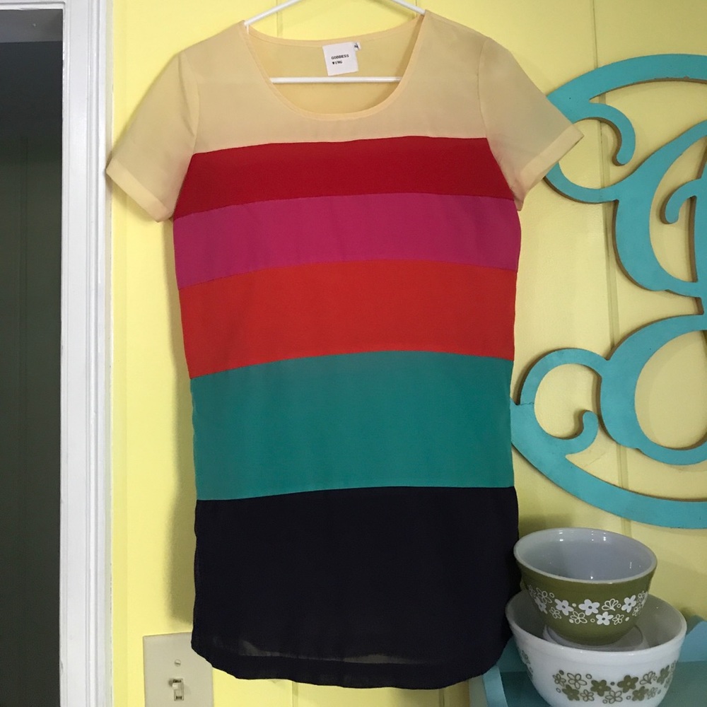 Size medium striped blouse