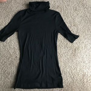 Black turtle neck shirt