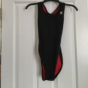 TYR one piece bathing suit