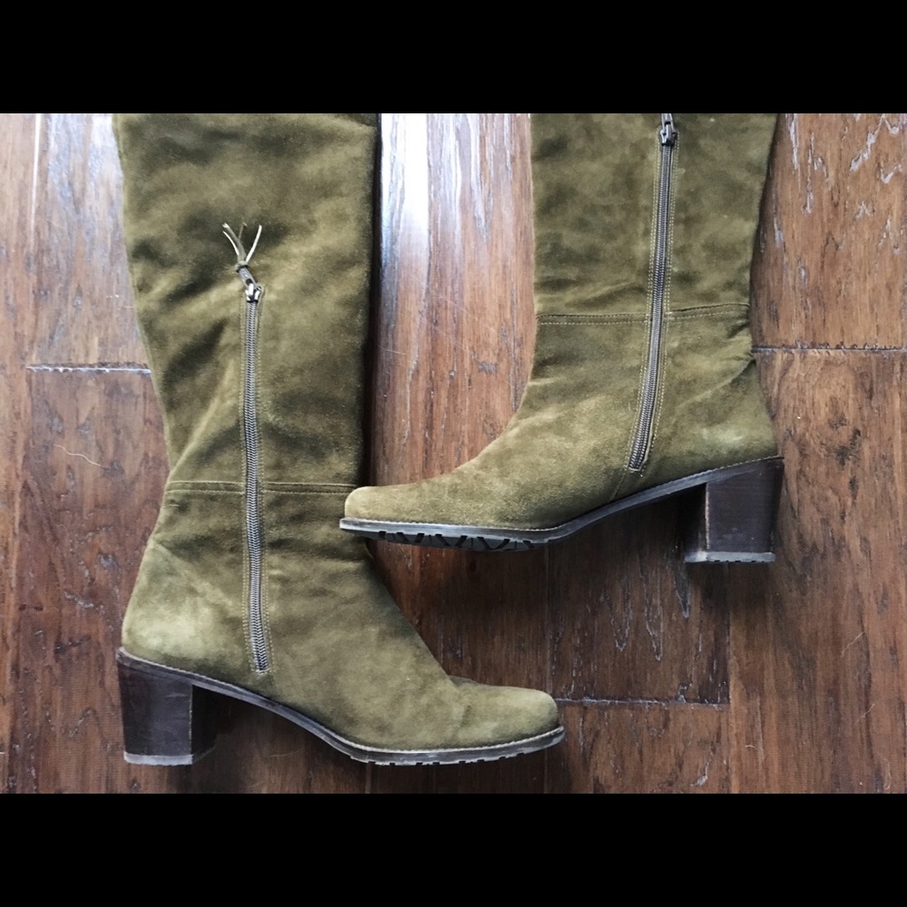 Stuart Weitzman Hitest Over The Knee Suede Boot - Picture 5 of 8