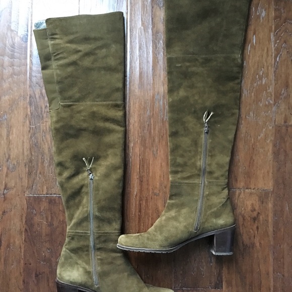 Stuart Weitzman Hitest Over The Knee Suede Boot - Picture 4 of 8