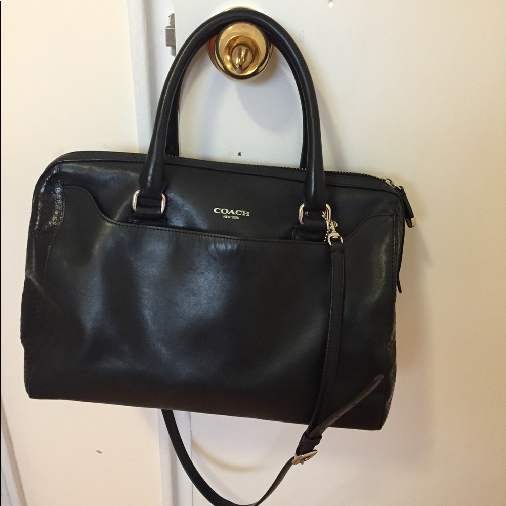 Coach leather satchel
