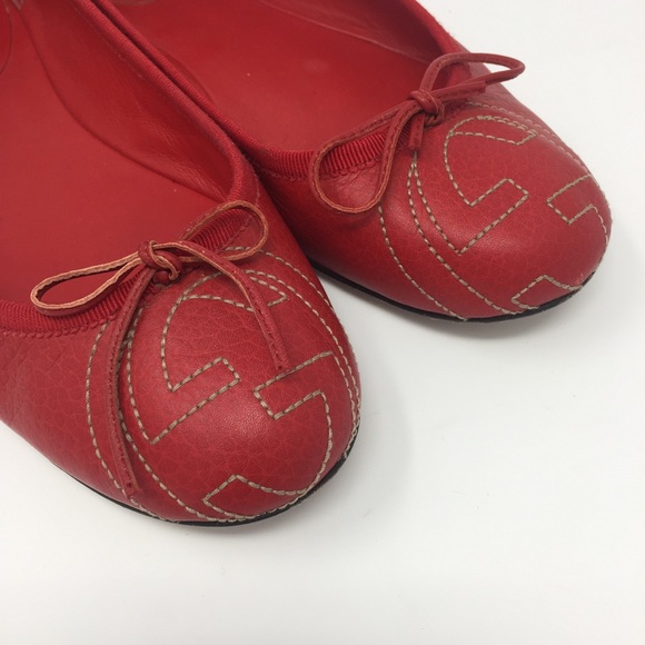GUCCI SOHO BALLERINA FLATS SZ38 - Picture 3 of 8