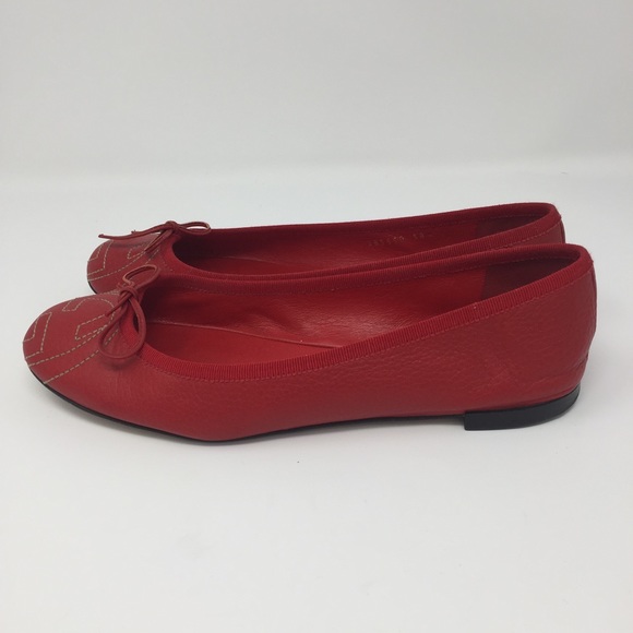 GUCCI SOHO BALLERINA FLATS SZ38 - Picture 4 of 8