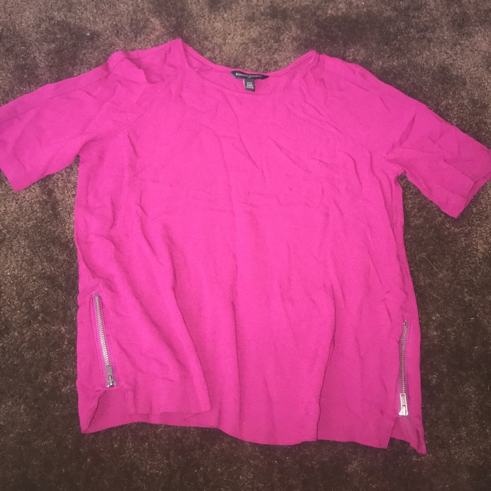 banana republic short blouse