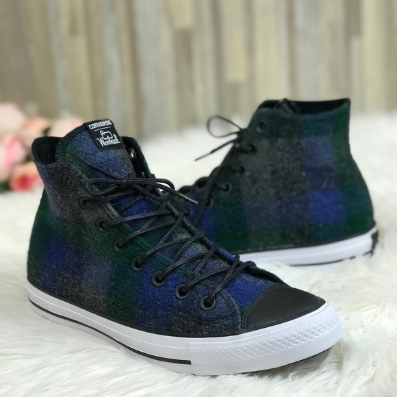 NWT Converse & Woolrich Ctas HI Almost Black AUTHE - Picture 3 of 8