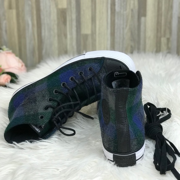 NWT Converse & Woolrich Ctas HI Almost Black AUTHE - Picture 6 of 8