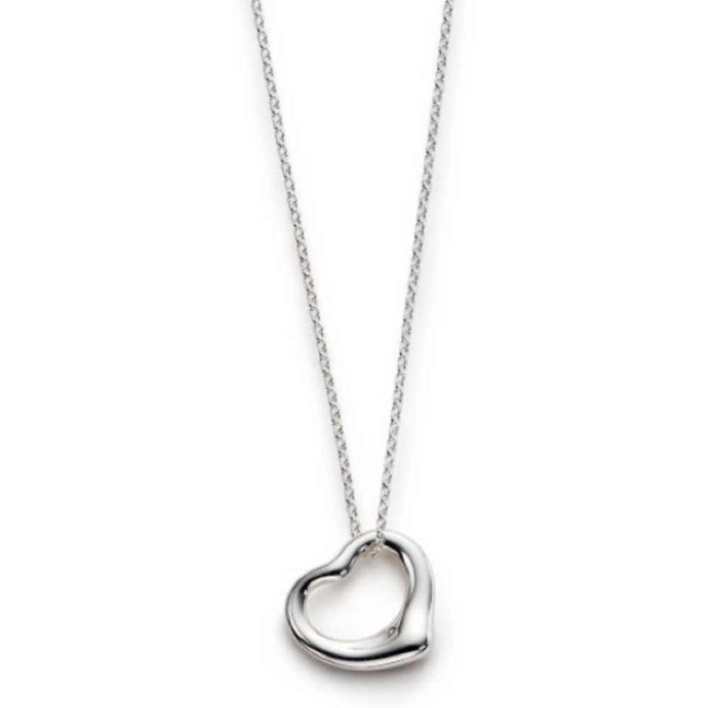 Tiffany's Elsa Perreti Open Heart Necklace