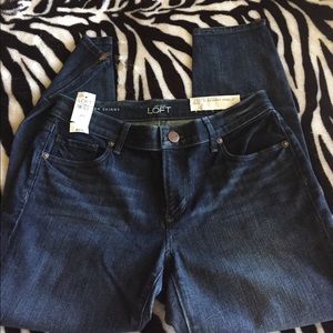 Loft Modern Skinny Ankle Jeans 26in inseam