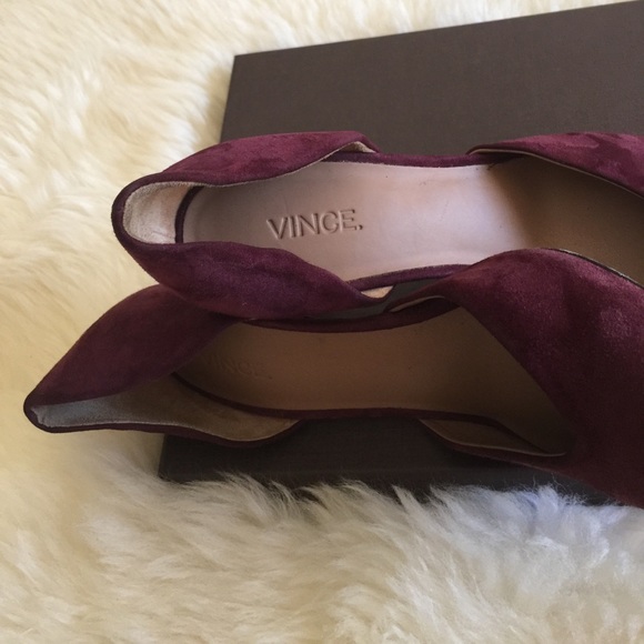 Vince suede Paulette oxblood - Picture 7 of 8