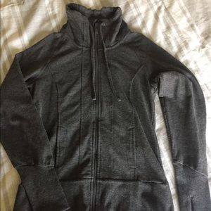 Mondetta zip-up gray sweatshirt