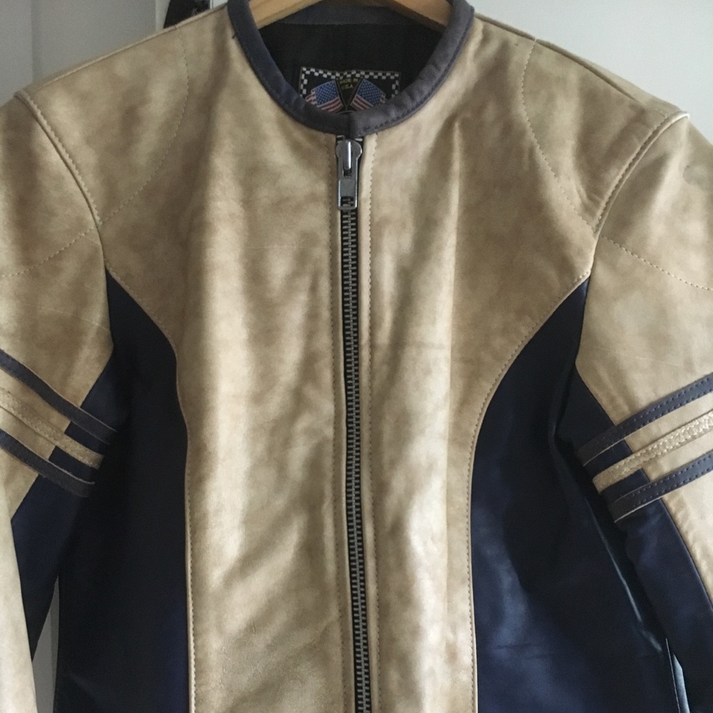 New Vanson leather motorcycle jacket women's