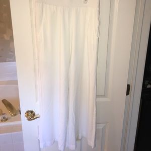 South Moon Under White wide leg pant