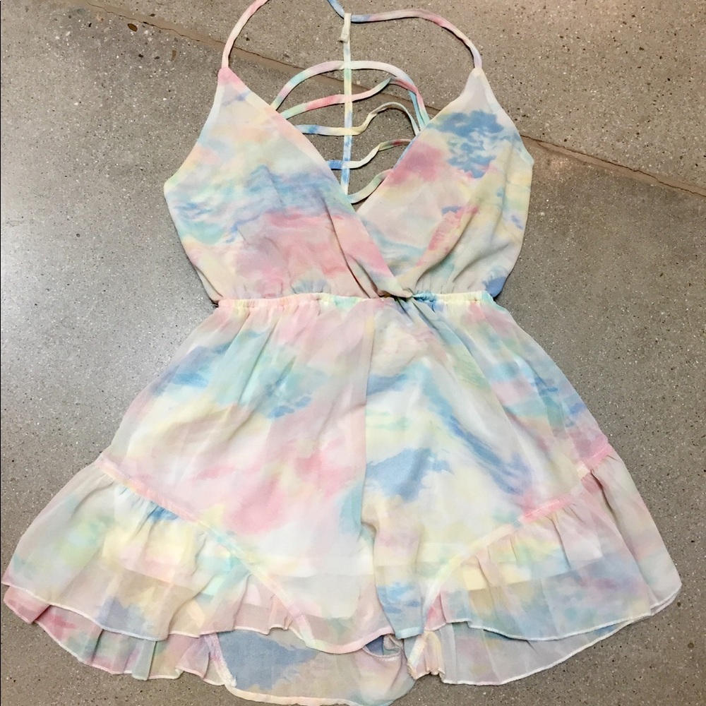Open back romper!