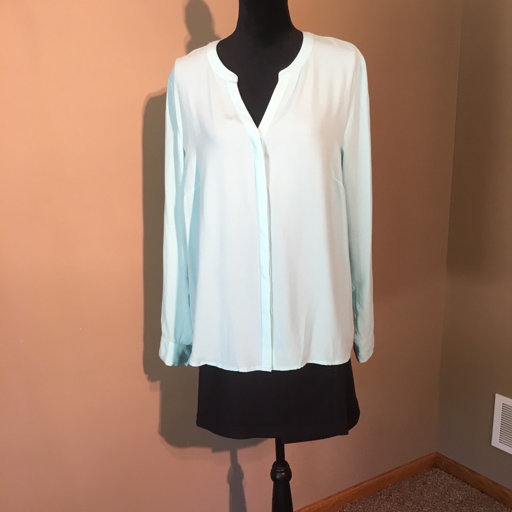 Yummy Mint Green Blouse APT 9 size XL